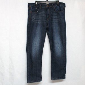 Men's Original Weatherproof Vintage Straight 36 x 30 Cotton Blend Blue Jeans